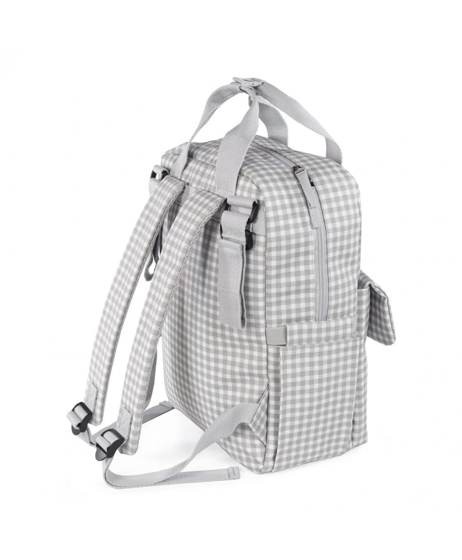 ZAINO I LOVE VICHY GRIGIO PASITO A PASITO