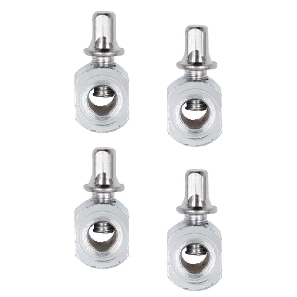 4PCS Pedal de Bombo Contrapeso Diámetro Interior 6,5 mm Atornillado de Forma Segura Accesorios de Pedal de Tambor para Jazz Rock