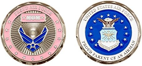 Proud Air Force Mom Coin - Main View