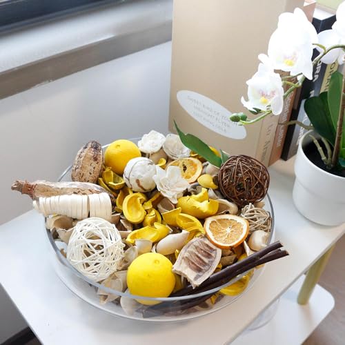 image for Qingbei Rina Spring Potpourri Bags,Lemon/Citrus/Thyme Potpourris Bowl 
