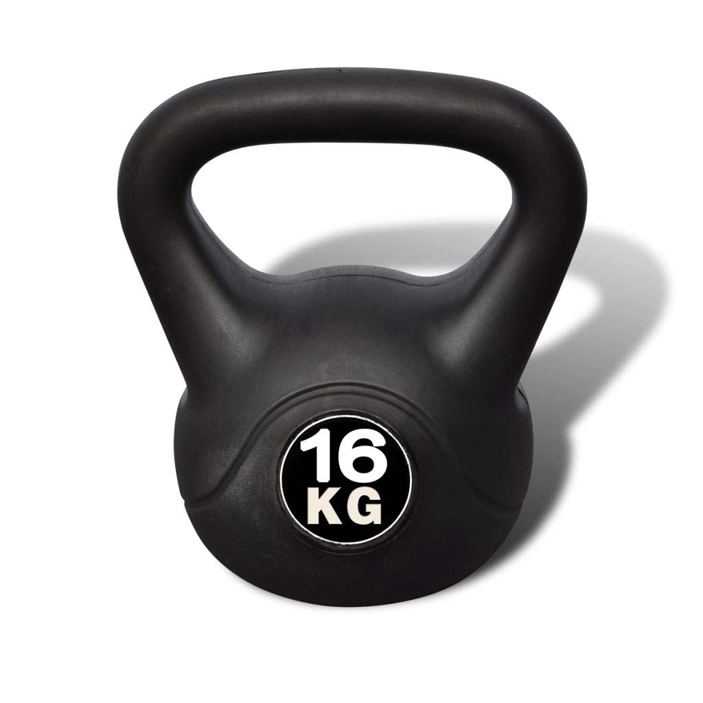 Tidyard Pesa Rusa Pesa Rusa de Hierro Fundido, Kettlebell,16 Kg