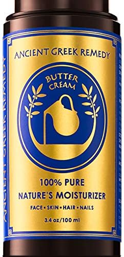 Organic Anti Aging Facial and Body Butter Cream for Dry Skin, Face, Hair, Hands, Cuticle, Nails. Made of Almond, Olive, Jojoba Vitamin E, Lavender oil. Day and Night Moisturizer for Women and Men