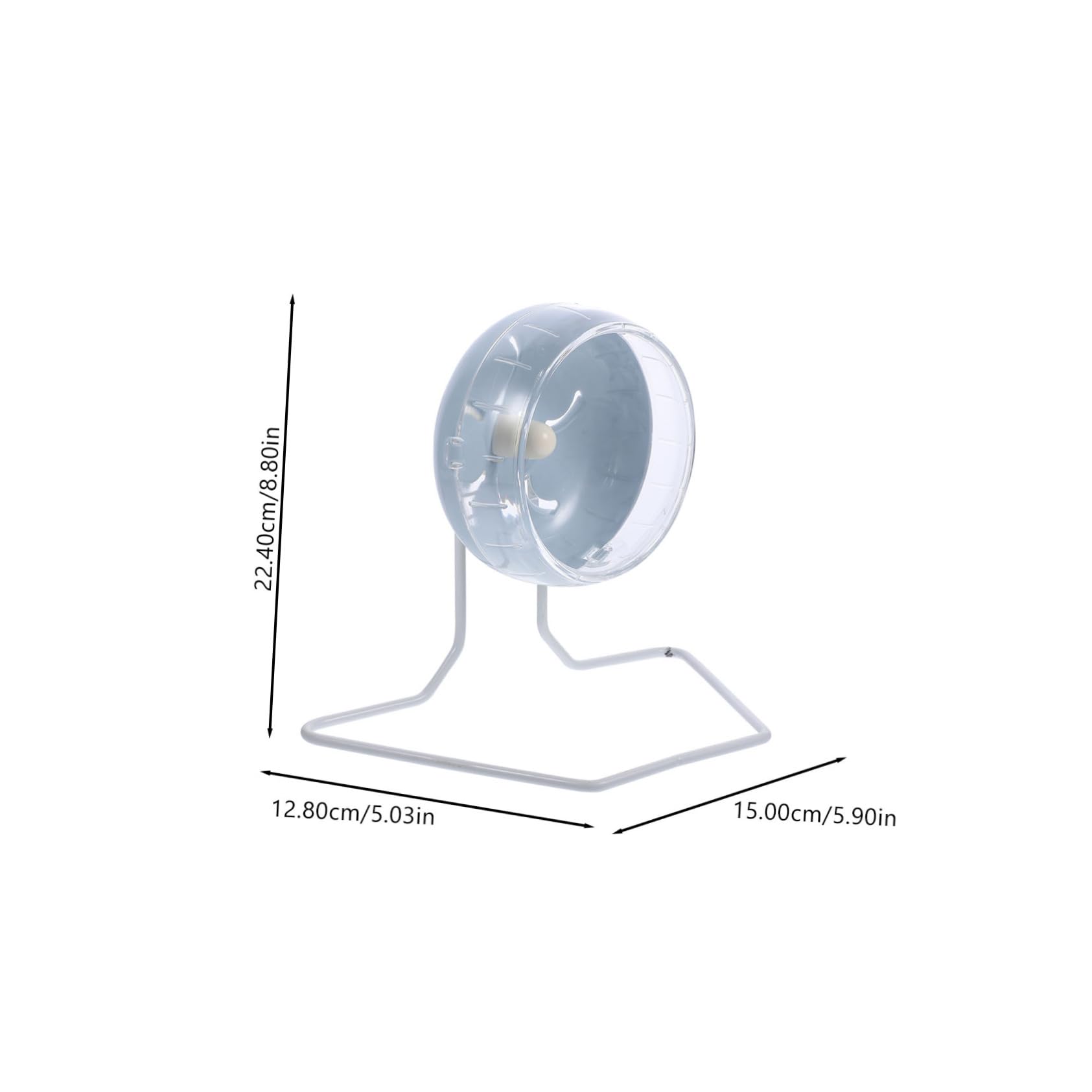 HANABASS Silent Hamster Wheel with Stand Chinchilla Guinea Pig Running for Small Pets Dreamy Height Low Noise Exercise