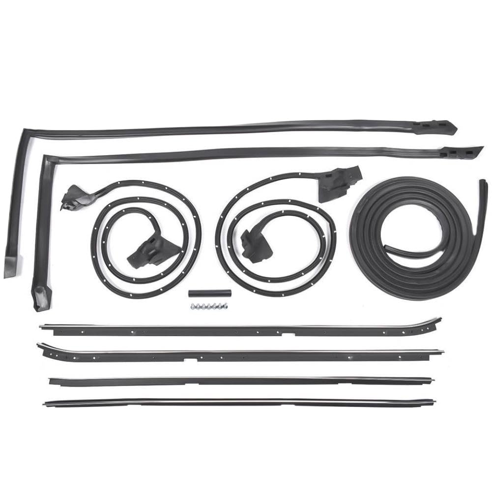 Weatherstripping Seal Kit Compatible with 1981-88 Regal and Cutlass RWD 2 Door Narrow