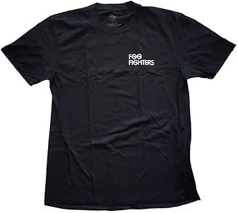 Foo Fighters Stencil - Camiseta Oficial Unisex Para Hombre