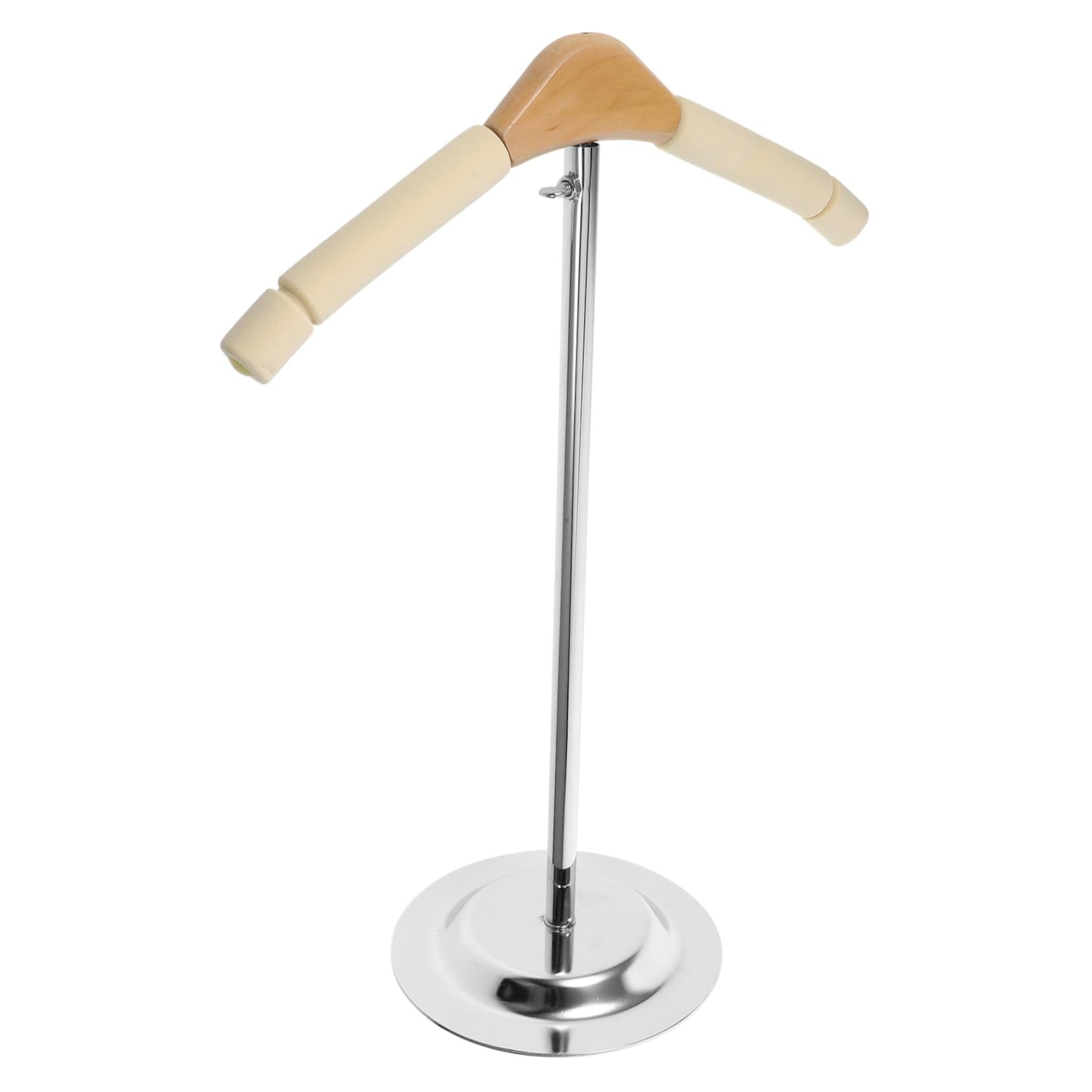Soporte de exhibición de camisetas de acero inoxidable para minoristas, base estable, estante de ropa para niños, soporte portátil para tiendas de exhibición, ideal para merchandising