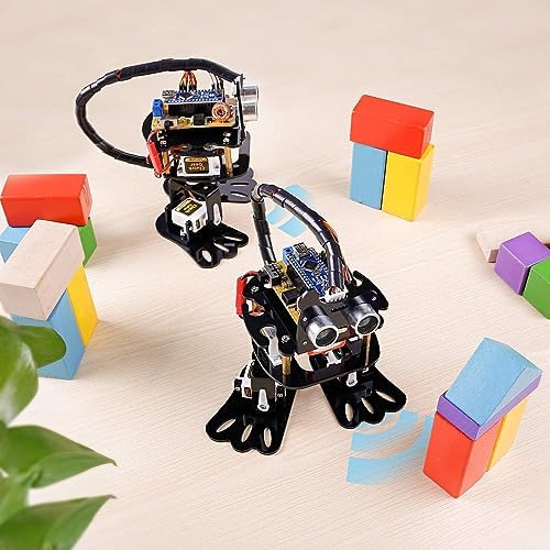 Sunfoudner Robotics Kit, 4-DOF Dancing Sloth Programmable DIY Robot Kit with Tutorial for Teenagers 16+ and Adult 6 514pbHOUuSL. AC