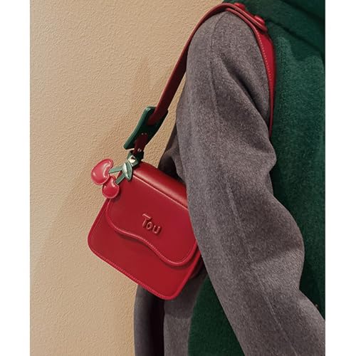 Cherry Purse Women Cute Shoulder Bag Y2K Cherry Tote Bag Trendy Coquette Bag Kawaii Small Purses2