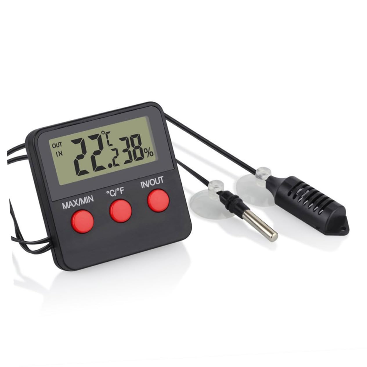 BESPORTBLE 3 Ensembles thermomètre pour reptiles hygromètre pour animaux de compagnie mini-hygromètre thermomètre intérieur digital pour reptiles lézard