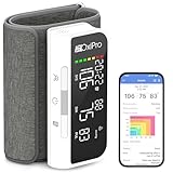 OxiPro BP2 Smart Blood Pressure Monitors with App - Health & Pharma Awards Winner 2025 - Arm Blood Pressure Machines - Universal Small to Large Arm Cuff - Bluetooth BP Monitor