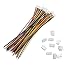Vanka JST-XH 3S Connector Adapter Plug Battery Wire Balance Extension Cable for Li-Po Batteries (15cm/150mm, Pack of 10)