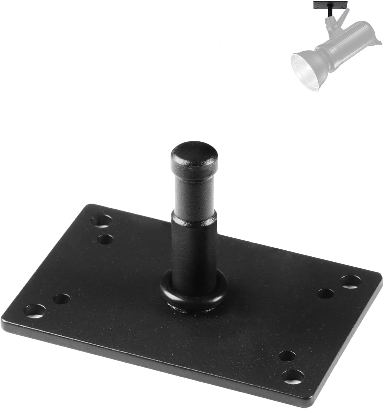 Studio Baby Pin Plate Wall Ceiling Mount,2 inch Mini Lighting Wall Holder with 5/8" Stud for Photo Studio Light Stand Flash Accessories…