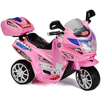 pink motorbike ride on