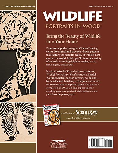 Wildlife Portraits in Wood: 30 Patterns to Capture the Beauty of Nature (Fox Chapel Publishing) - Image 2