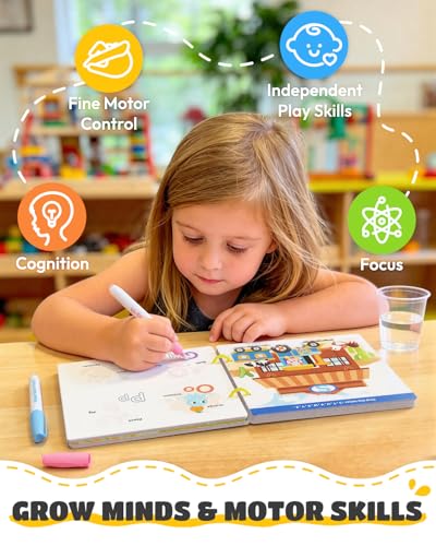 3Pack Mess Free Coloring Book Set for Toddlers - image 6