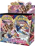 pokemon booster box english Deutsch Pokemon Schwert & Schild - Serie 1 - 5 Booster - Deutsch (1 Display / 36 Booster)