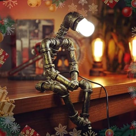 LCYFBE Vintage Steampunk Table Lamp Cover