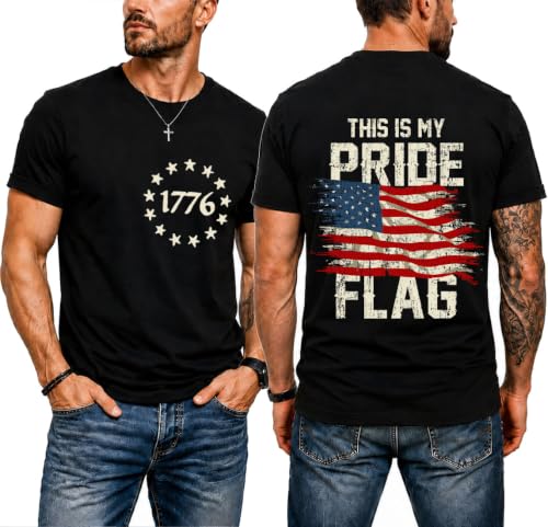 This is My Pride Flag Shirt This is My Pride Flag T-Shirt American Flags 4th of July Tshirts Women Man