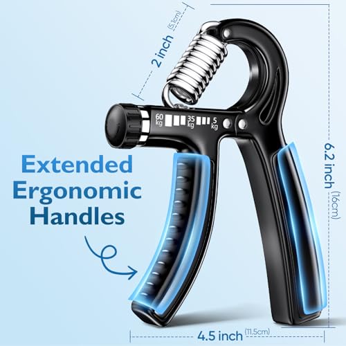 FitBeast Grip Strengthener Forearm Strengthener, Adjustable Hand Grip for Strength Training & Rehabilitation, 5-60 kg Resistance, Ideal for Athletes and Physical Therapy - Image 4