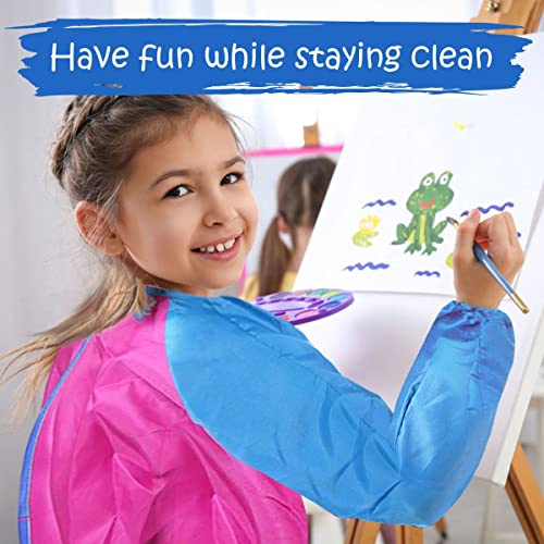 The Mega Deals 0650079524527 Washable Kids Paint 10 Colors, 10 No Spill Paint Cups For Kids With Lids, 10 Paint Brush Set thumb #7