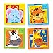 Baker Ross-Jungle Chums-Puzzle scorrevole, confezione da 5, colori assortiti, 5 pack, AW748