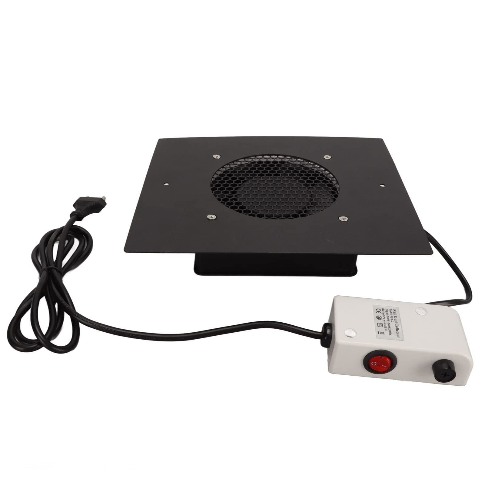 Machine de collecte de poussière d'ongles, filtre réutilisable puissant, aspirateur léger, extracteur, prise ue 220-240V