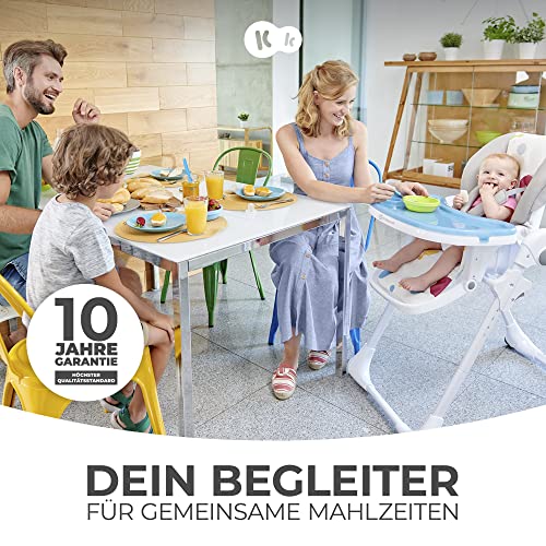Kinderkraft-Hochstuhl-YUMMY-Kinderhochstuhl-Babystuhl-Kombihochstuhl-ab-den-Ersten-Lebensmonaten-Fusstutze-Halbliegende-Position-Bezug-aus-PU-Einfach-zu-Reinigen-Mehrfarben-Rosa