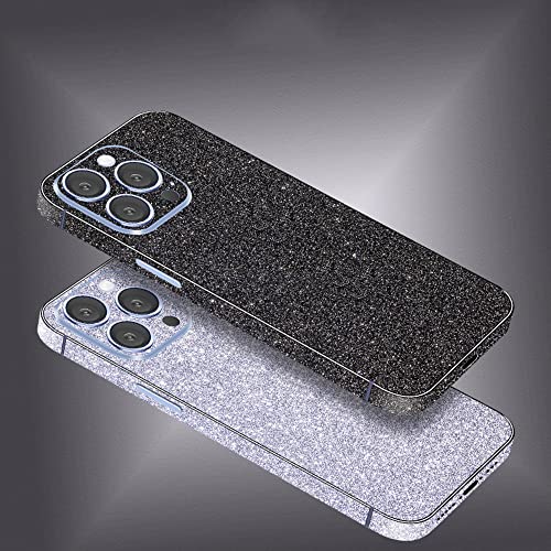 Sticker paillettes iPhone 14 Pro Max noir accessoire tendance soirée et miroir - 4
