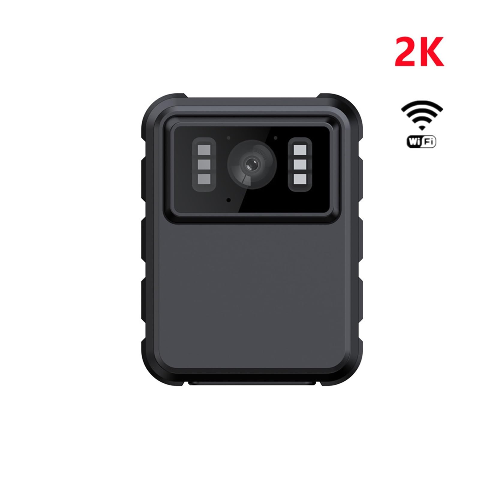 Macchina fotografica d'azione Mini Telecamera Wifi Full HD 1080P 2 Pollici IPS Touch Screen IP67 Videoregistratore Impermeabile For Visione Notturna Guardia Di Sicurezza Polizia Body Cam(Cam add 32gb