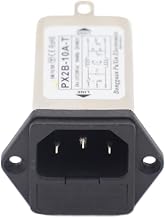 UPGENT Power Filter Socket Insurance-Type Integrated Anti-Interference electromagnetic Compatibility Component PX2B-10A-T