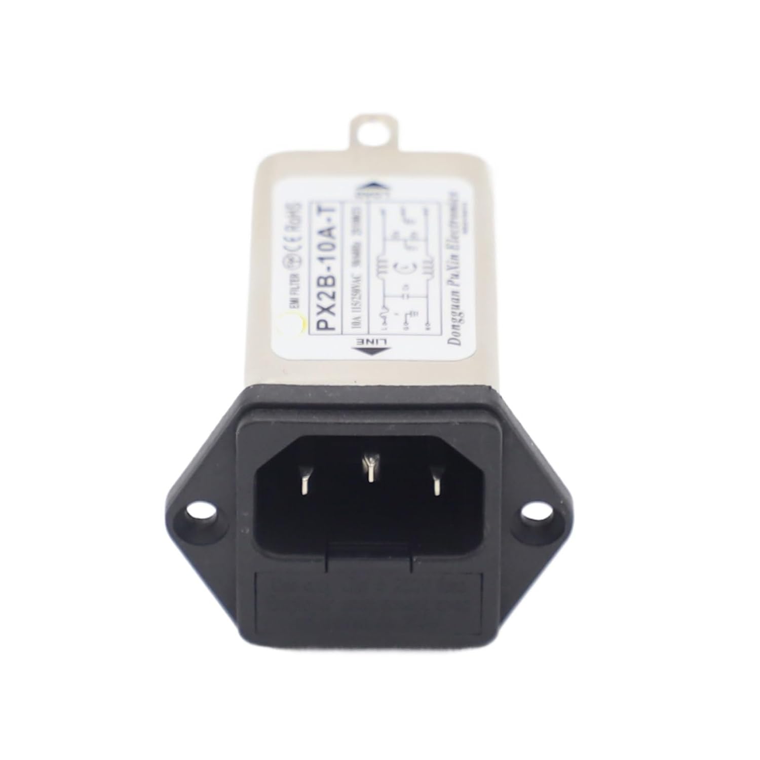 Power Filter Socket Insurance-Type Integrated Anti-Interference electromagnetic Compatibility Component PX2B-10A-T