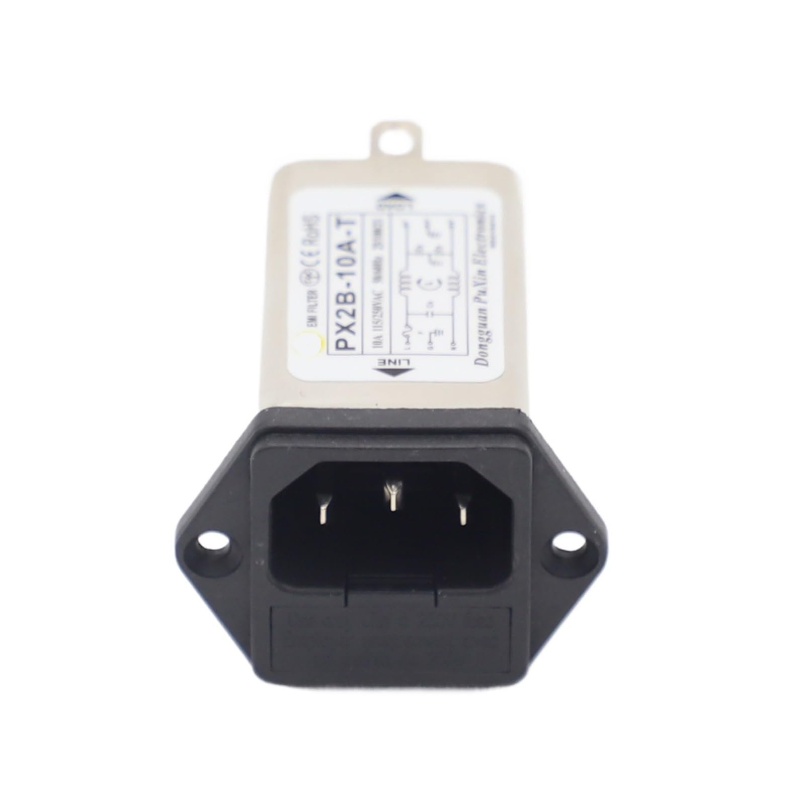 Filtre de puissance à prise anti-interférence intégré CEM PX2B-10A-T