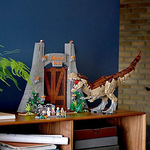 Jurassic World Jurassic Park: T. rex Rampage 75936 Building Kit, New 2020 (3120 Pezzi) - Lego - Immagine 5