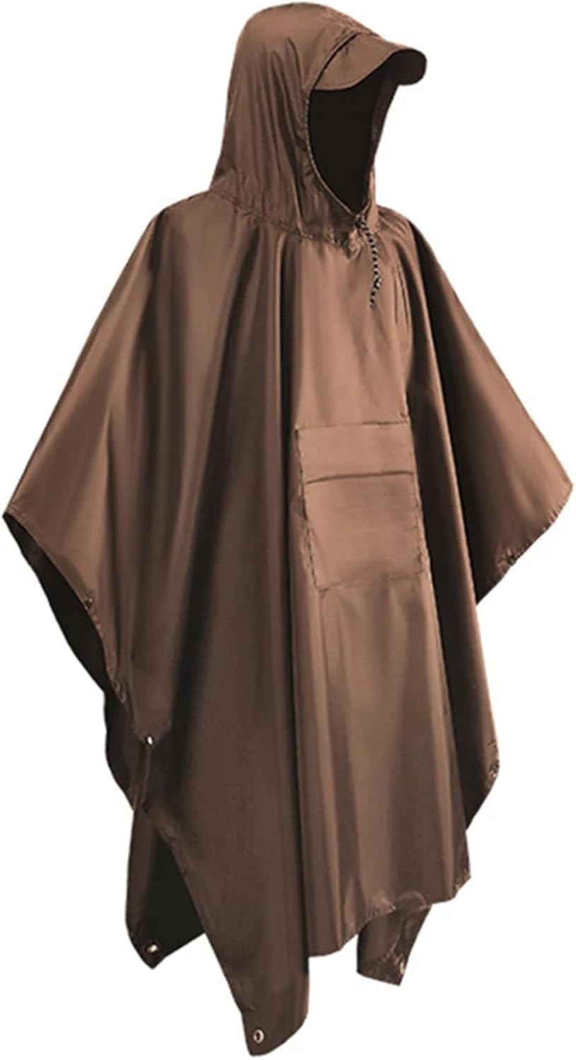 Women Raincoat Wasserdichter Regenponcho, Leicht, mit Kapuze, Extra Lang, Ideal für Outdoor-Aktivitäten