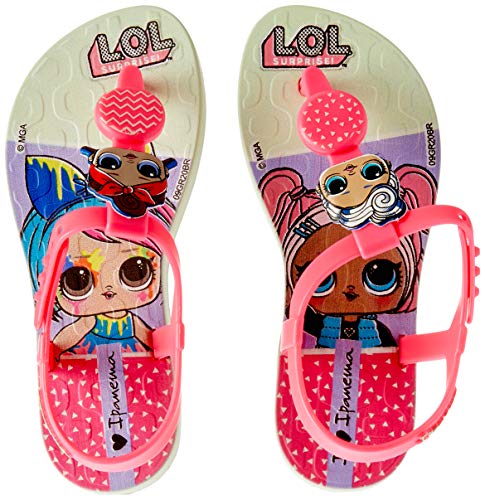 Slide Ipanema Lol Surprise Pop Colors Meninas S: Verde/G: Rosa 23/24