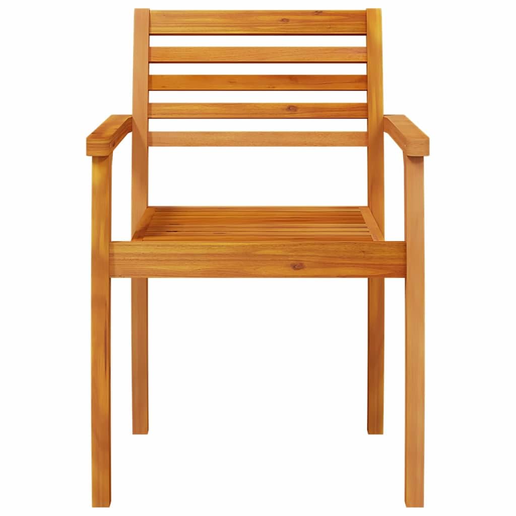 Set da Pranzo per Giardino 5 Pezzi in Legno di Acacia Marrone | Arredo da esterno in acacia massello marrone, ideale per pranzi e cene all'aperto in giardino, terrazza o patio.