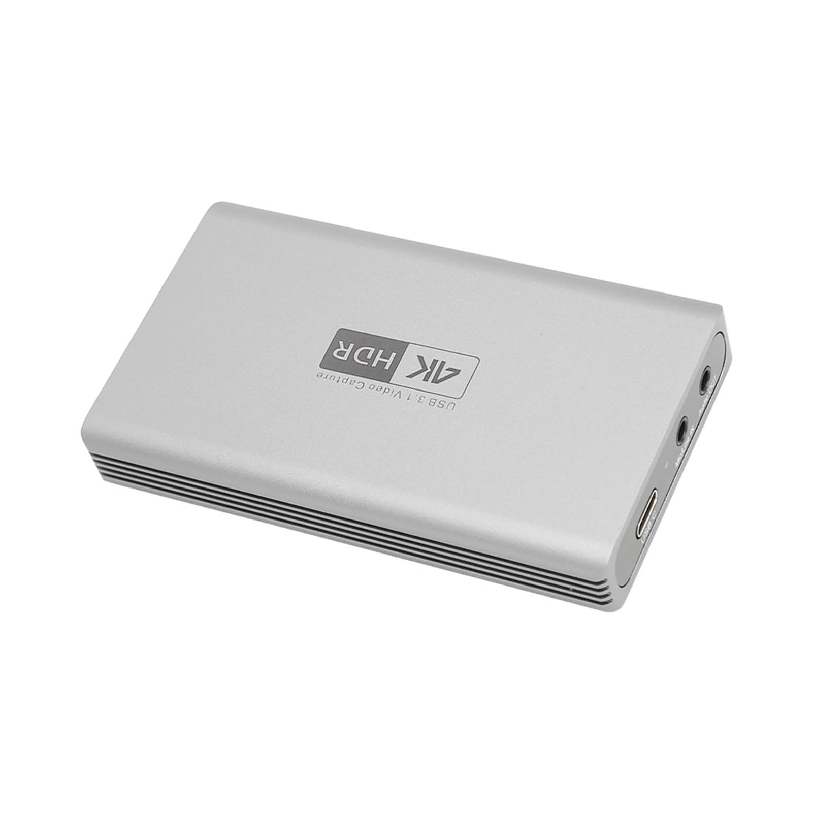 Scheda di Acquisizione Video HD 4K Plug and Play con Funzione di Registrazione Live per Giochi e Streaming Design Durevole in Alluminio (HC-367)