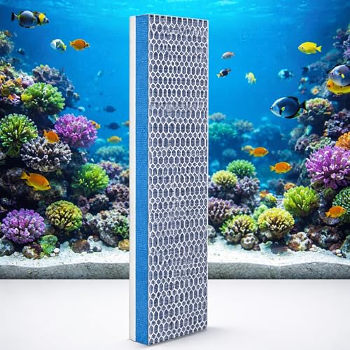 Image of Foodie Puppies 8D Aquarium Filter Trap Sponge Pad (40x15cm) 8-Layer Reusable Foam for Fish Tank | Mechanical & Biological Filtration | Cut-to-Size Filter Media for All Aquariums