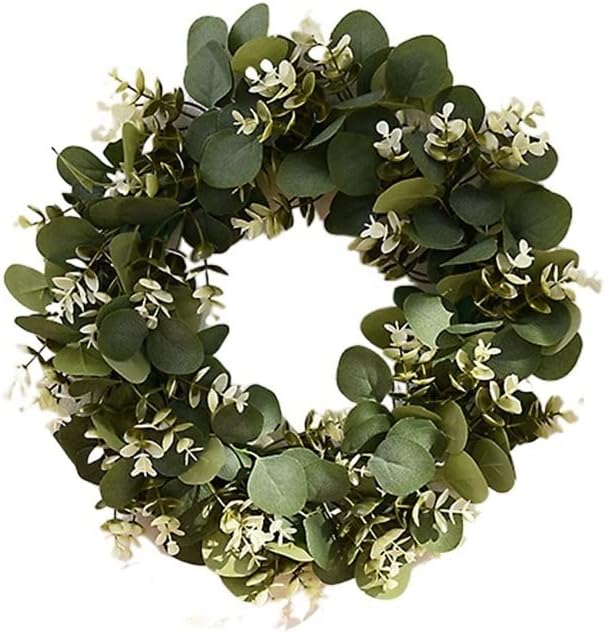 Door and Window Decorations Flower Wreaths Simulation of Gold Coin Grass Rings Home Decoration