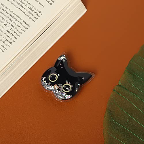 Image of KRZNA Gel Filled Mobile Holders Selfie Holder Designed for Kids, Girls and Teens. [ Gel Inside ]-(Model - Black Kitty)