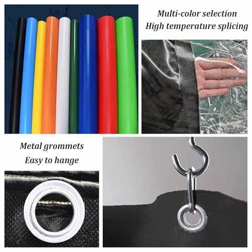 Bâche d'extérieur imperméable 2,5x2m pour boucher le vent sur terrasse - 3