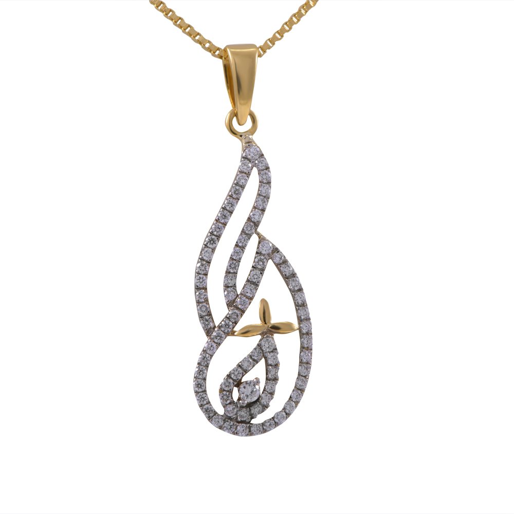 Pride Diamond Collection 18K Yellow Gold and Diamond Pendant-image-38