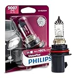 Philips Automotive Lighting 9007 VisionPlus Upgrade Automotive Replacement Headlight Bulb with up to 60% More Vision, Fits Select High Beam, Low Beam, or Fog Positions (Pack of 1)