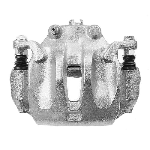 Image of Detroit Axle - Front Disc Brake Calipers w /Brackets Replacement for 2003 2004 2005 2006 2007 2009 2010 2011 Nissan Murano - 2pc Set