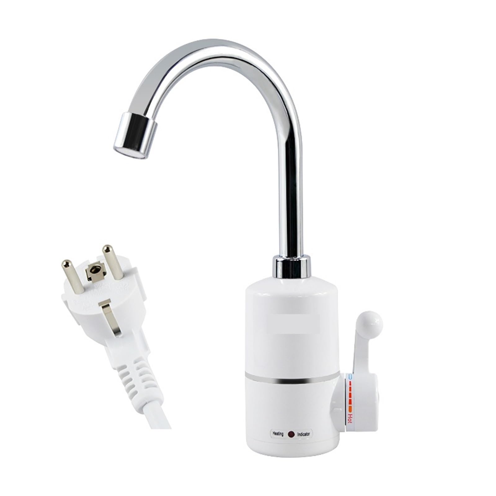 LNHHG Tankless Electric Water Heater Kitchen,Instant Hot Water Tap,Heater Water Faucet Instantaneous Heater(Lateral bend)