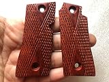 New! Grips Compatible with Colt Mustang Pocketlite, Diamond & Checkered (Reproduction Work) Made & S
