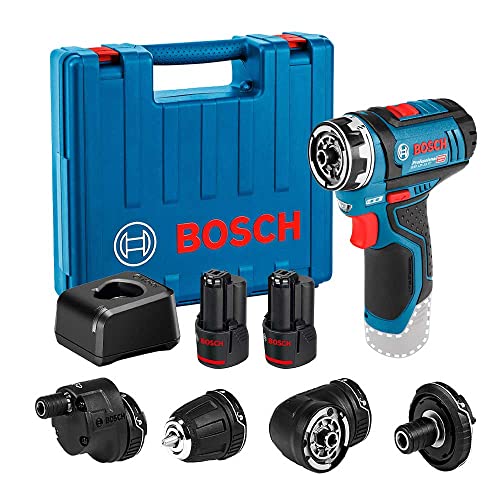 Bosch Parafusadeira Furadeira GSR 12V-15 FC 12V com 2 baterias, 1 carregador e maleta