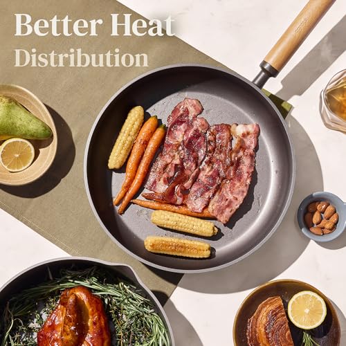 Image of CAROTE Pots and Pans Set Non Stick, 21PCS Cookware Set with Strainer Lid, Induction Cooking Set with Kitchen Utensils, Dark Green
