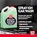 Griot's Garage Spray-On Car Wash for Vehicle Cleaning and Detailing, Rinseless and Waterless, No Hose and Bucket Needed, With Carnauba Wax Protection, 11066, One Gallon