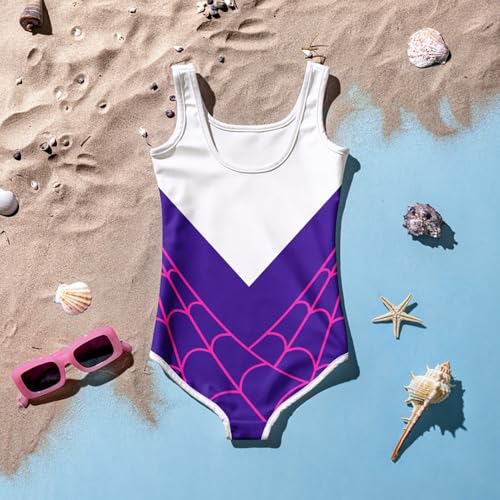 Girls Spider Swimsuit Cartoon Hero One Piece Bathing Suit Kids Beach Sport Summer Swimwear for 2-10Years3